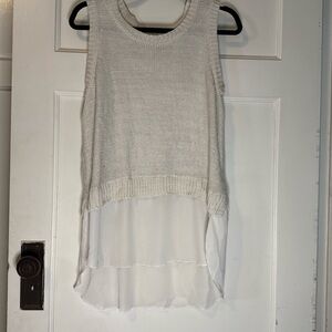 RD STYLE Elegant White Sleeveless Top